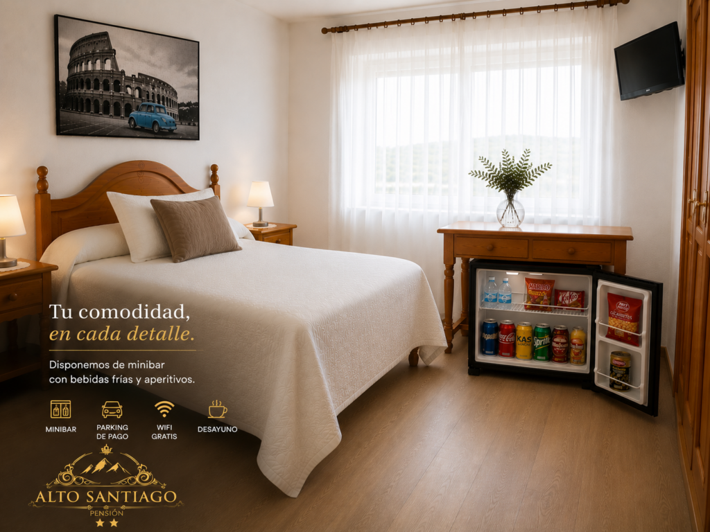 Habitacion con minibar